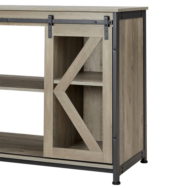 Tucker Murphy Pet Grey Wood Aquarium Stand W Cabinet Fish Tank